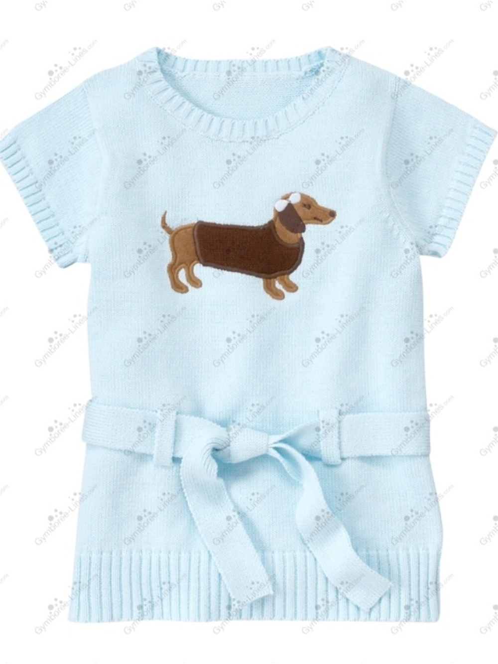 Gymboree Vintage Girl’s Best Friend Dog Sweater Size 5/6